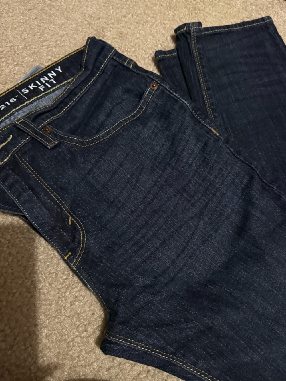 Men's Dark Blue Levi’s 216 Skinny Fit Jeans 32x30